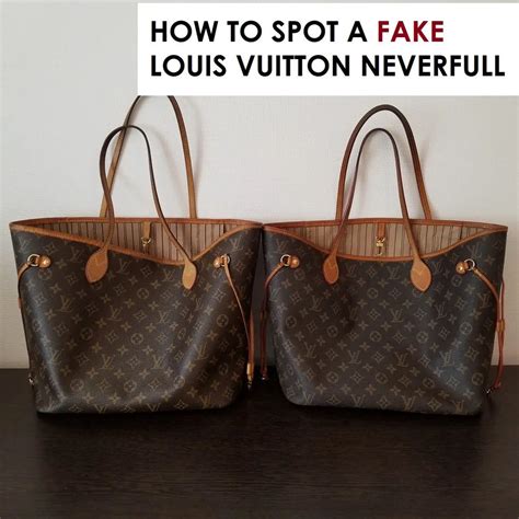 fake vs real louis vuitton neverfull|louis vuitton neverfull knockoff.